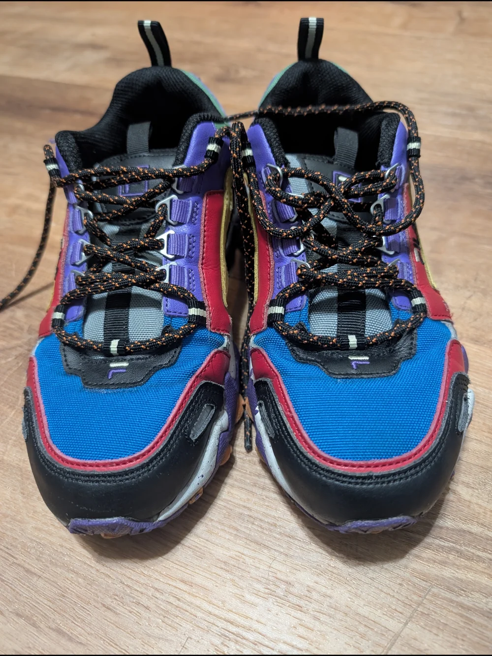 FILA Women’s Size 8 Multicolor Trail Shoes Chunky Sneakers Y2K Gorpcore